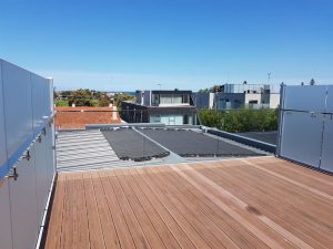 outdoor frameless frosted glass