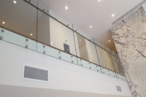 Indoor glass balustrades GA series