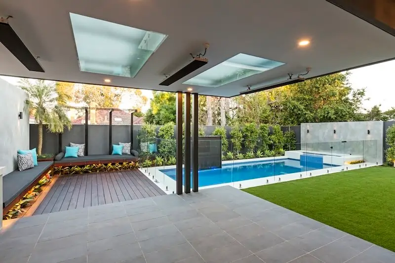 Frameless Glass Pool Fence installed by Totally Frameless