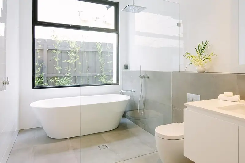 shower screen installation by Totally Frameless