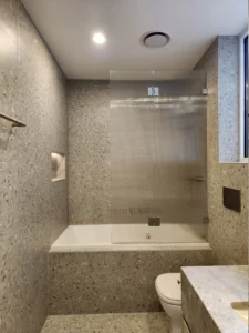 Shower Screen installed fully compliant by Totally Frameless